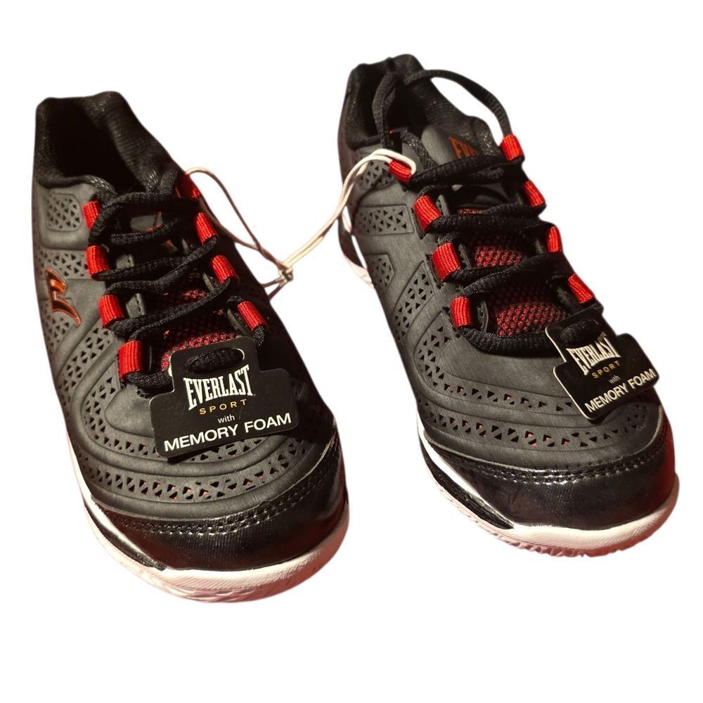 Everlast Sport Black and Red Athletic Shoes